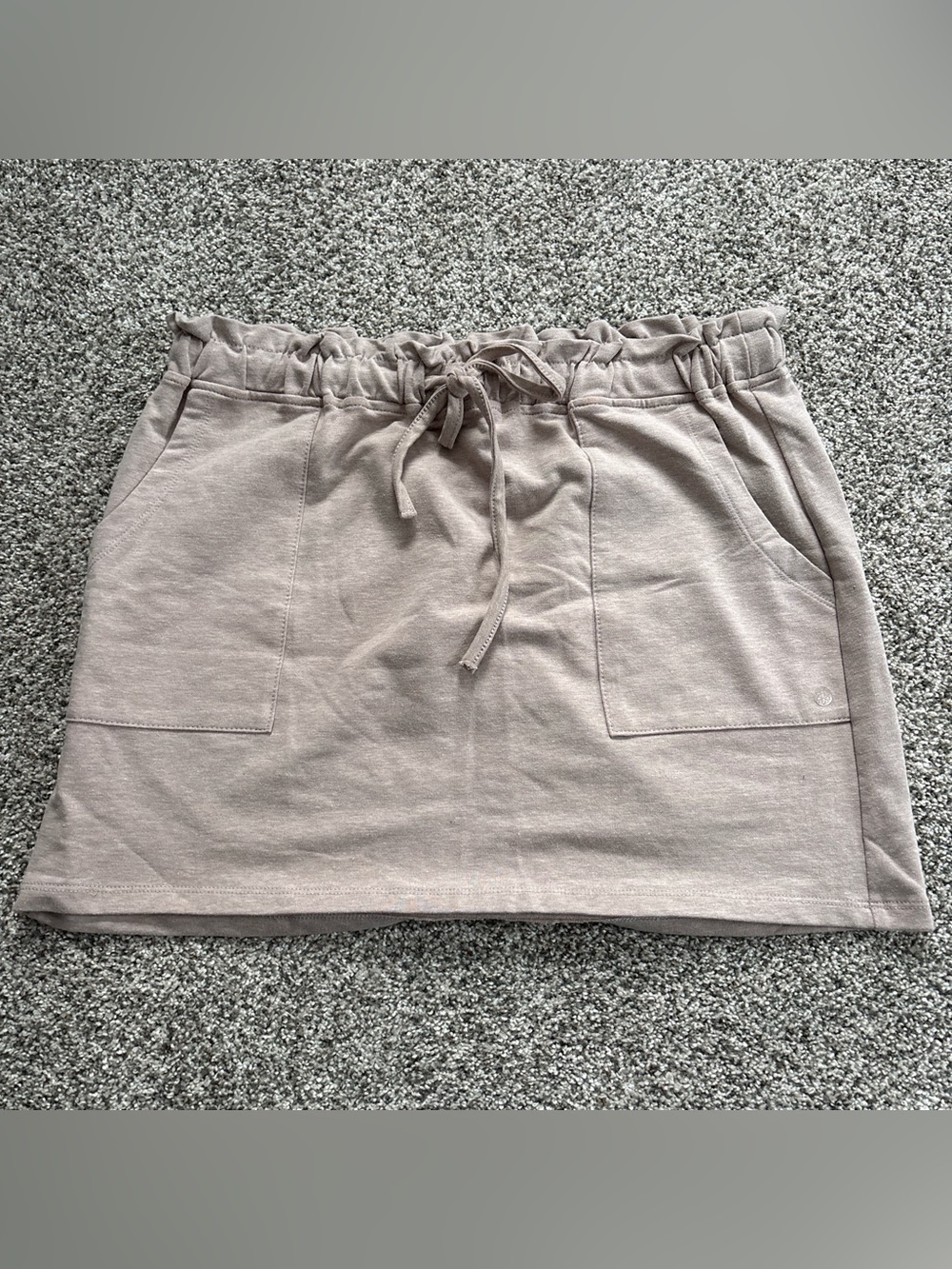 CALIA by Carrie Underwood Mini Skirt in Taupe